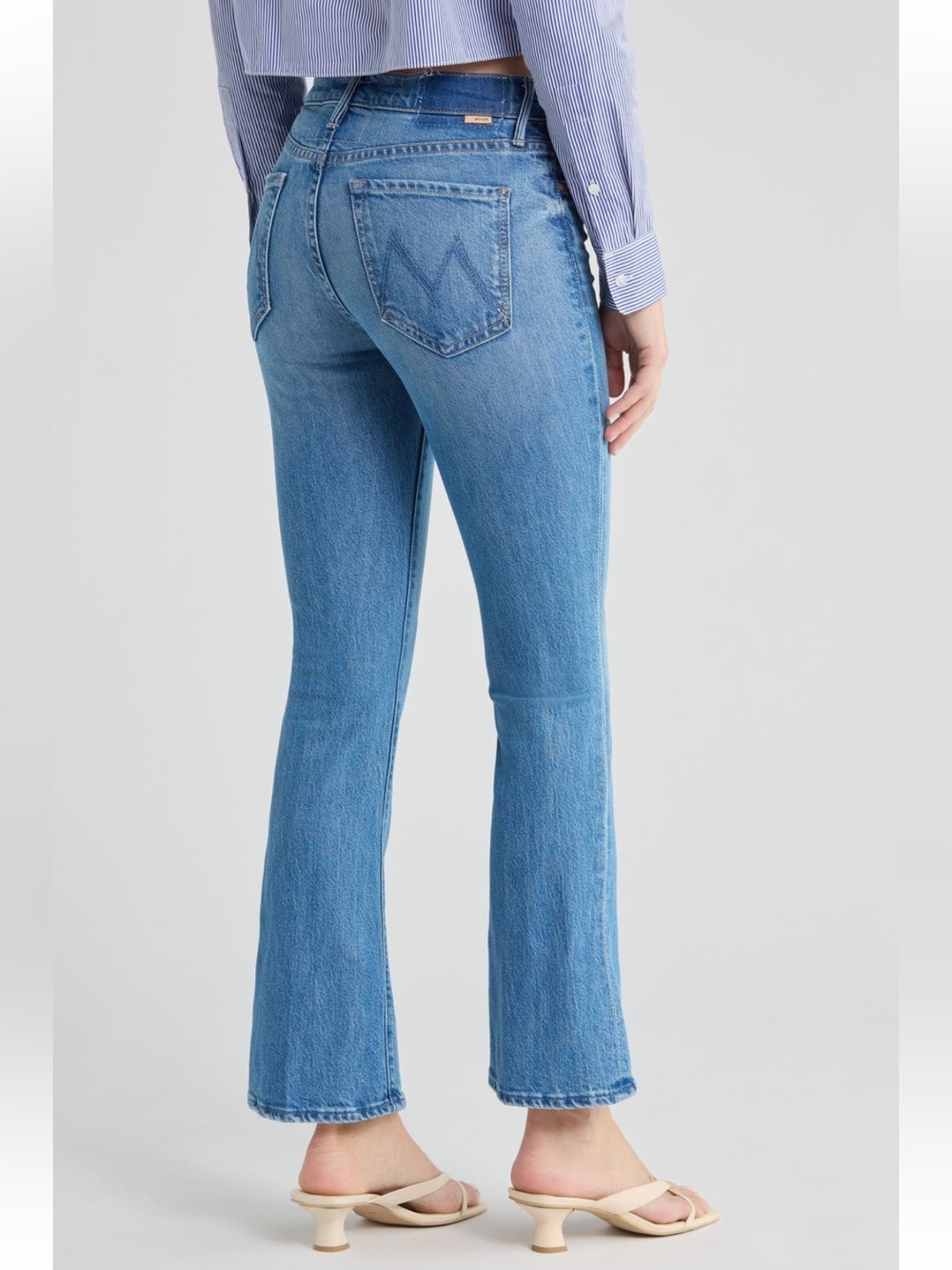 NWT NWT MOTHER SUPERIOR Outsider Flare Jeans SZ 27 in FIELD TRIP